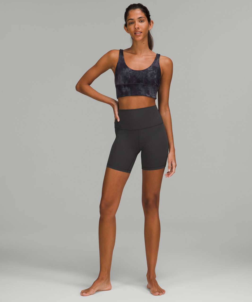 Lululemon Align High-Rise Short 6 - Graphite Grey - lulu fanatics