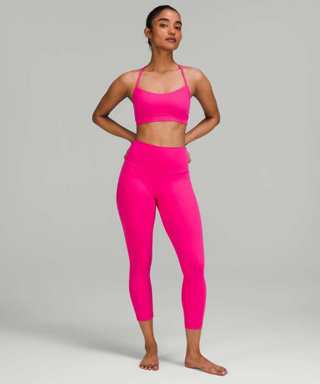 lululemon align high rise leggings in sonic pink - Depop