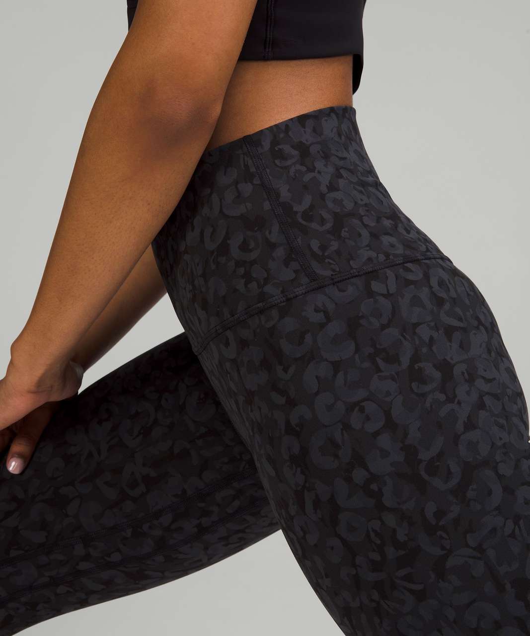 Lululemon Align High-Rise Crop 23" - Intertwined Camo Deep Coal Multi