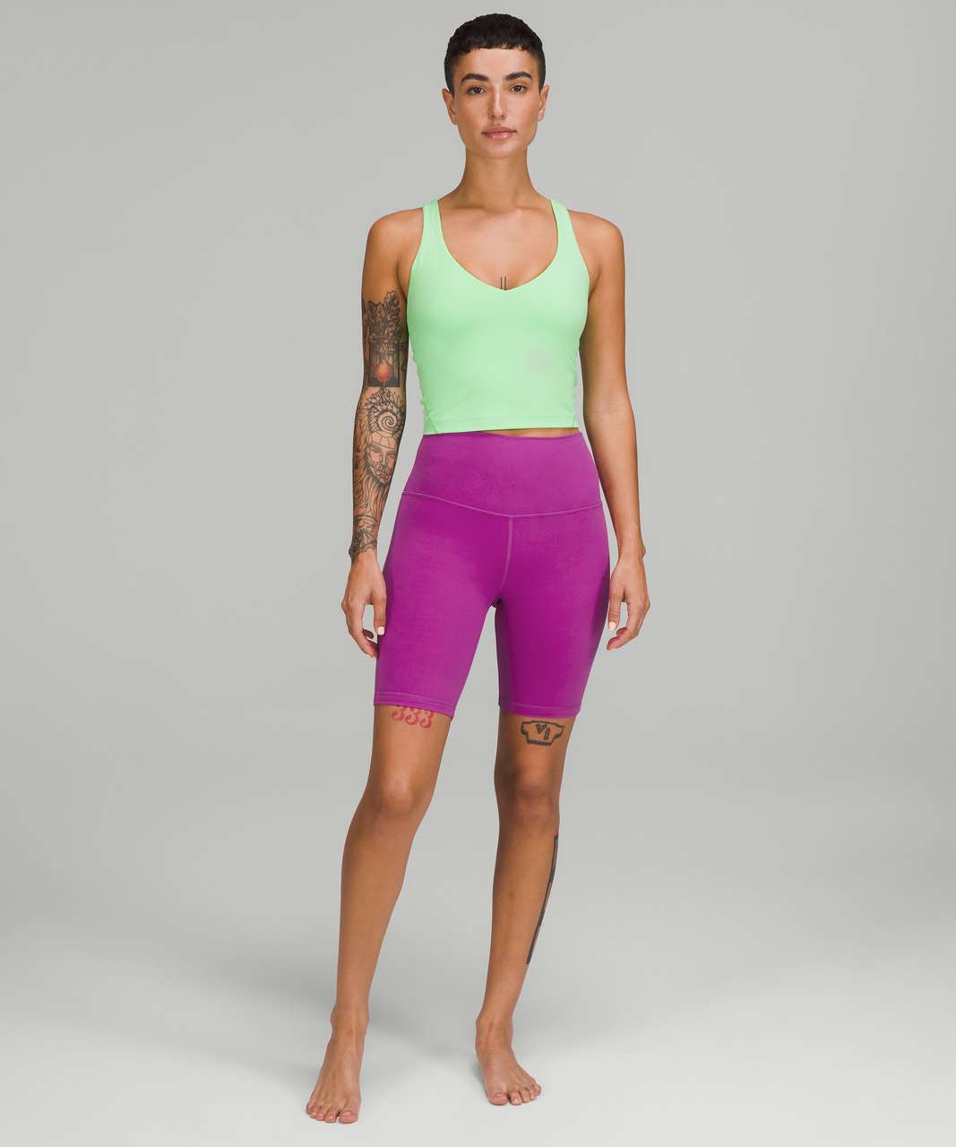 Lululemon Align High-Rise Short 8 - Vivid Plum - lulu fanatics