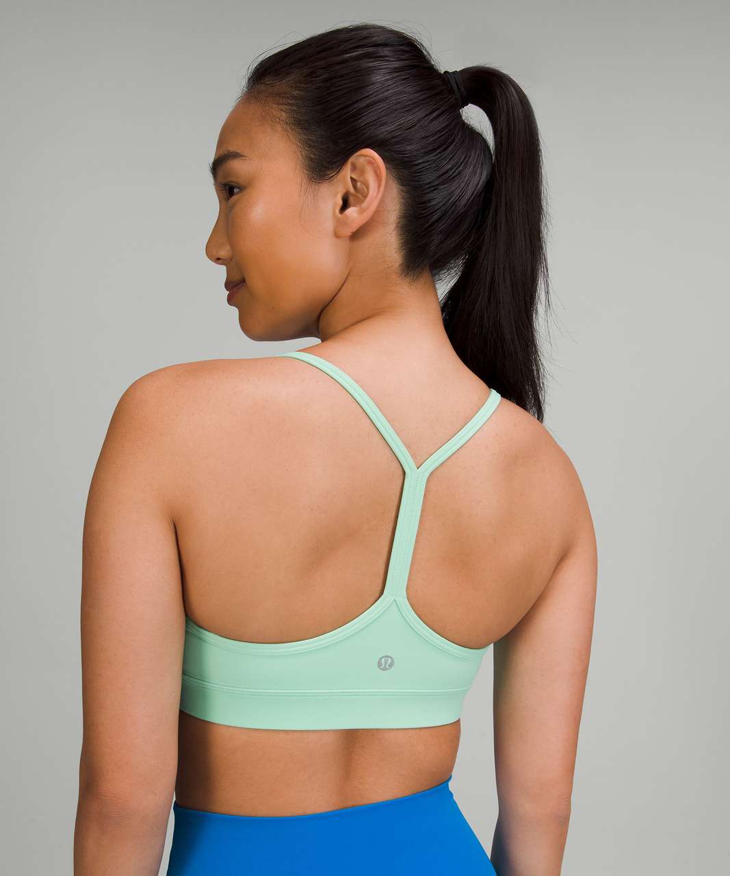 Lululemon Flow Y Nulu Bra *Light Support, A–C Cups - Wild Mint