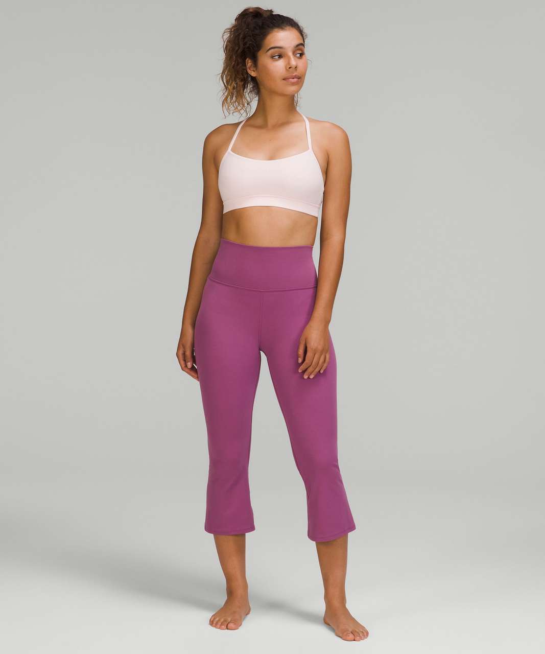 Lululemon Flow Y Nulu Bra *Light Support, A–C Cups - Strawberry Milkshake -  lulu fanatics