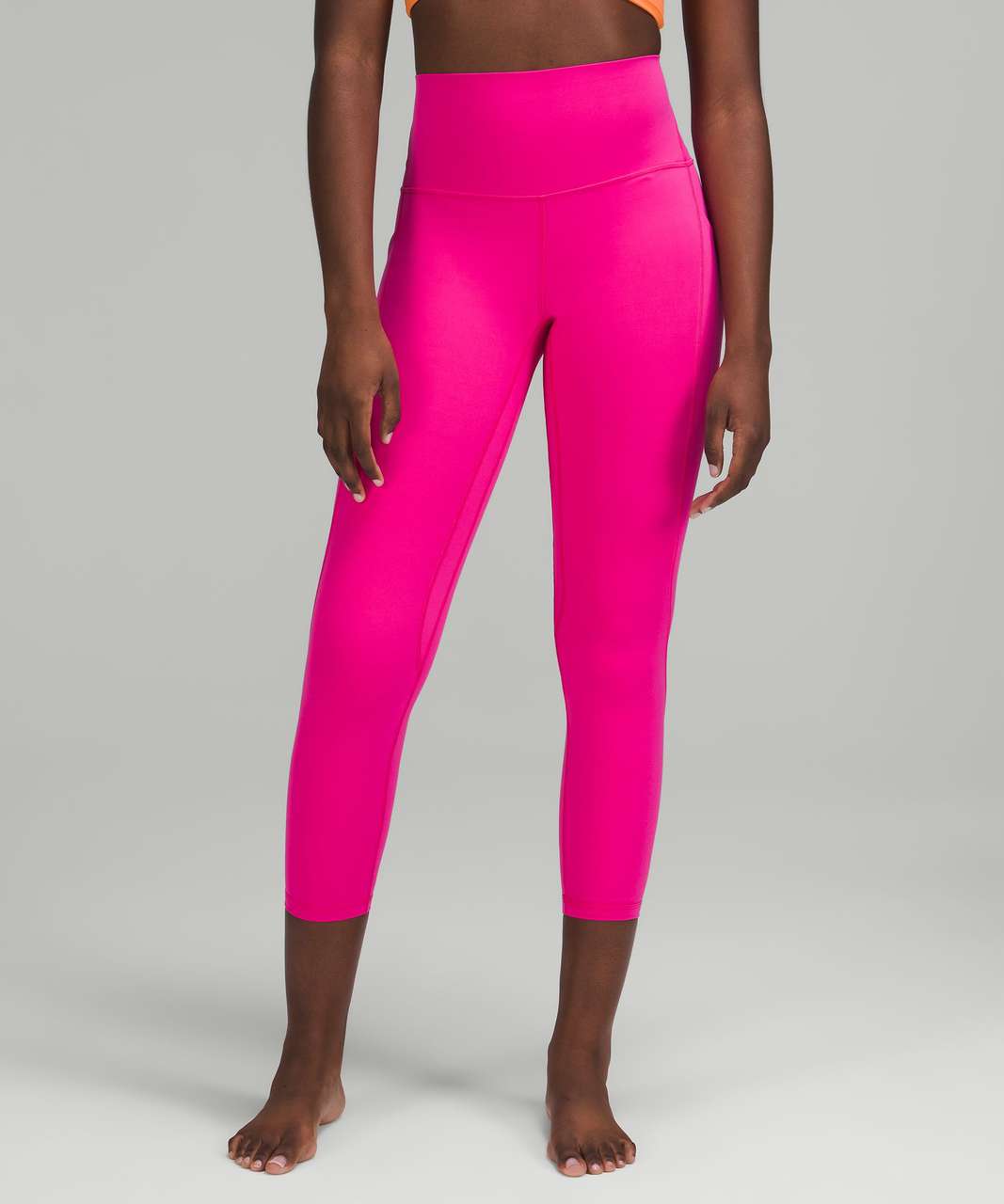 Lululemon Align HR Pant 25” Size 12 Raspberry Cream RPCR neon pink ~ Nulu  NWT