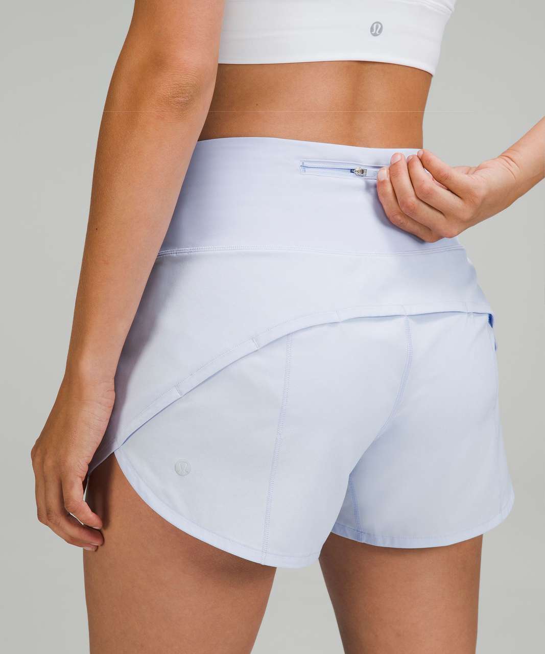 Lululemon Speed Up High-Rise Lined Short 4 - Pastel Blue - lulu