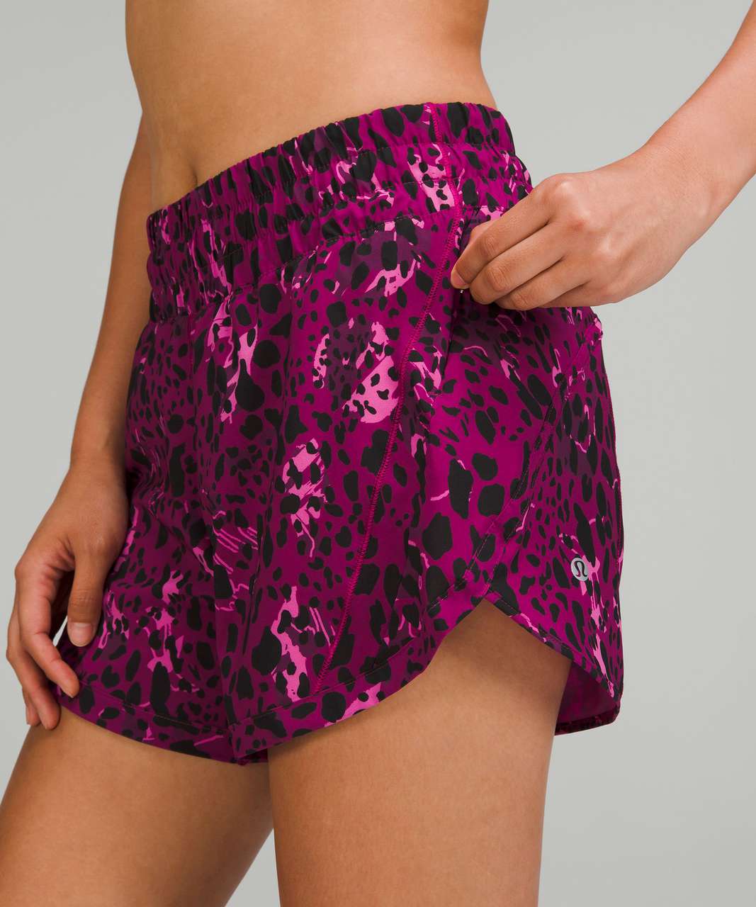 Lululemon Track That High-Rise Lined Short 5 - Purple Blossom Light - lulu  fanatics