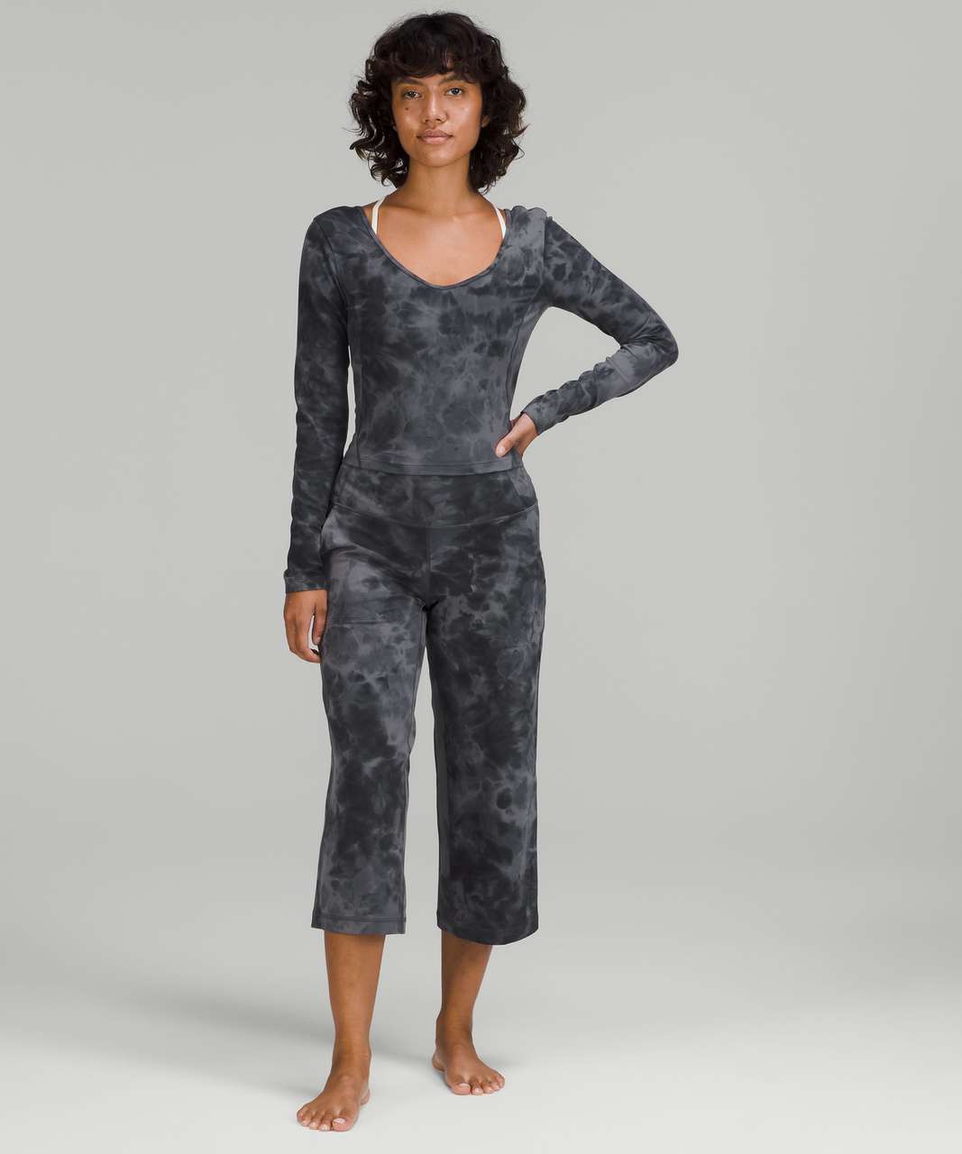 lululemon athletica, Pants & Jumpsuits, Lululemon Align Diamond Dye Pitch Grey  Graphite Grey Leggings