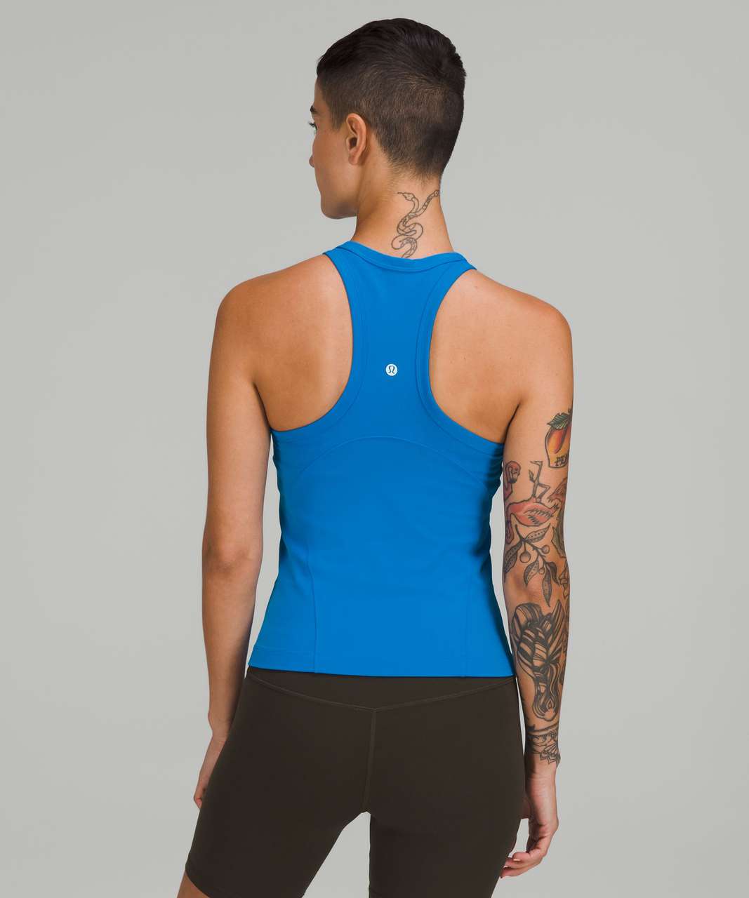 lulu lemon align tank in poolside blue! bought for - Depop