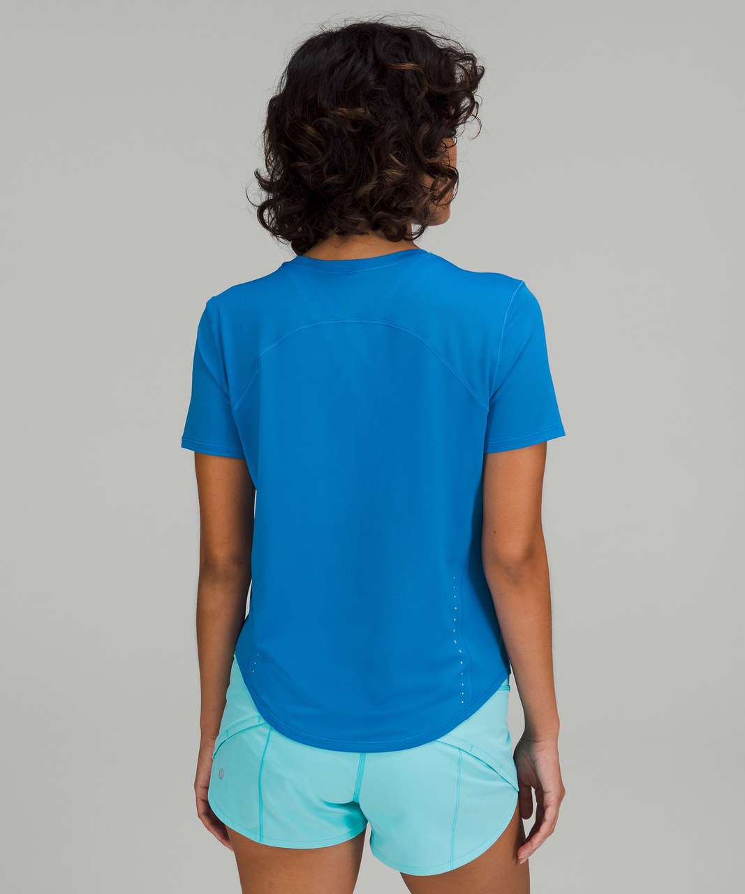 Lululemon High-Neck Running and Training T-Shirt - Poolside