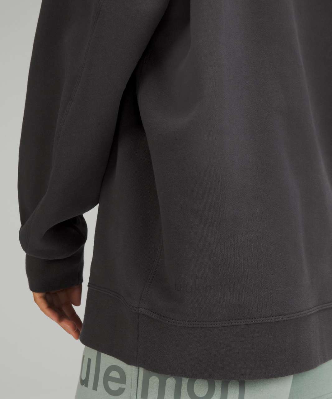 Lululemon Perfectly Oversized Crew *Ed Curtis - Graphite Grey