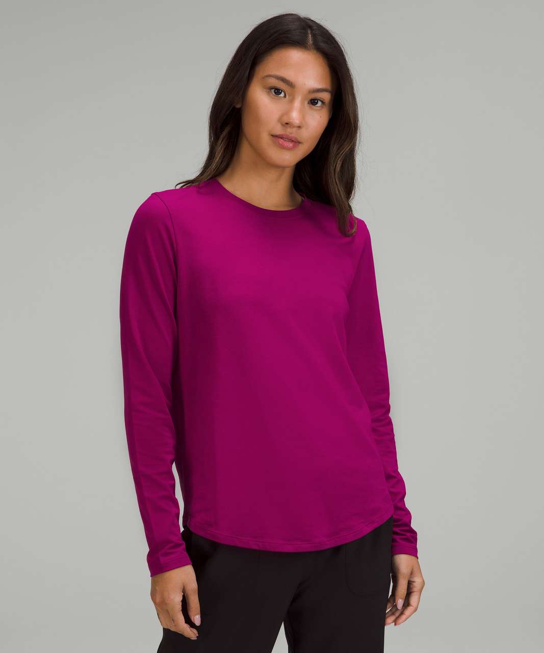 Lululemon Love Long Sleeve Shirt - Magenta Purple