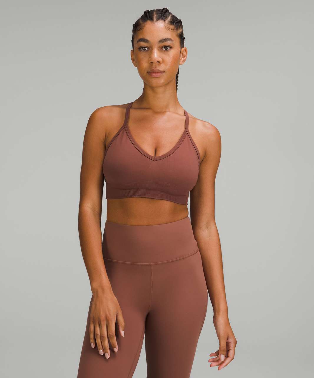 Lululemon Ebb to Street Bra *Light Support, C/D Cup - Ancient Copper