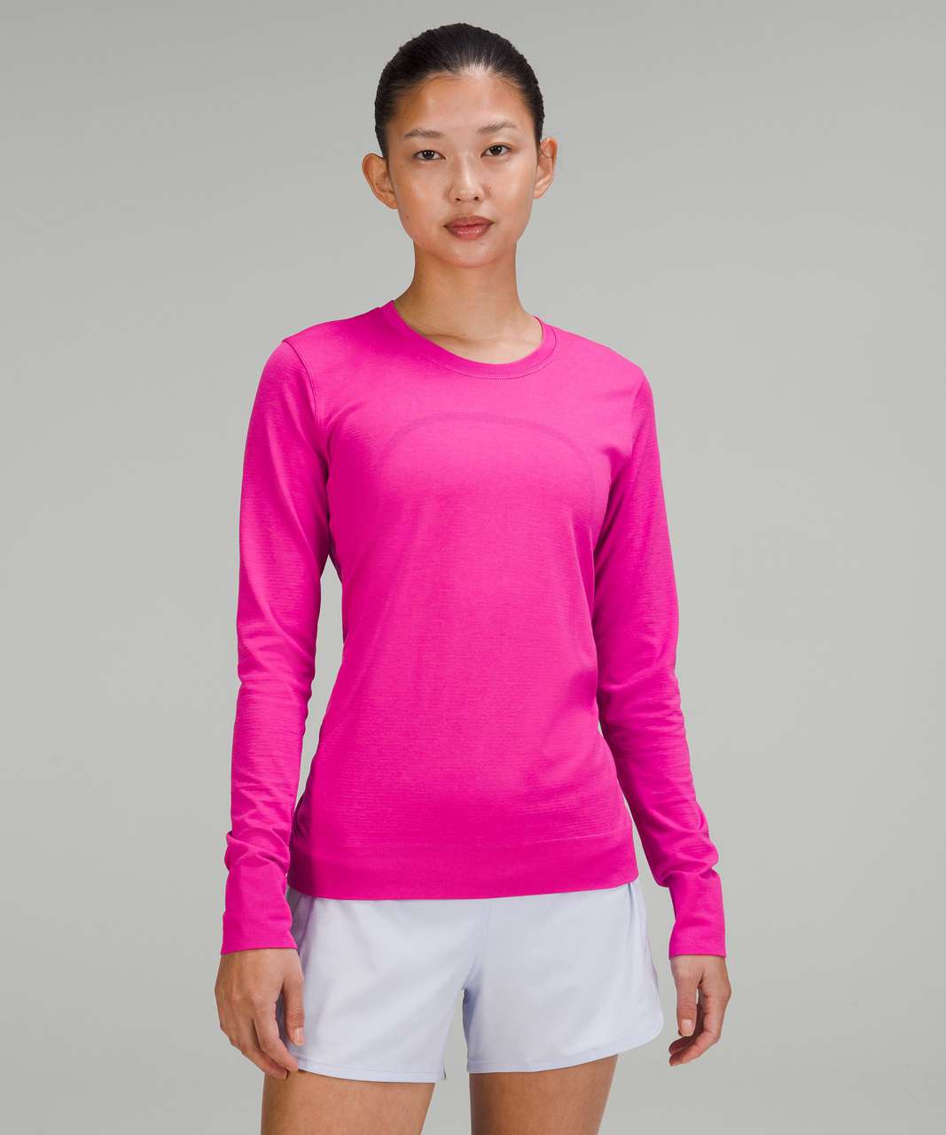 Lululemon Swiftly Relaxed-Fit Long Sleeve Shirt - Sonic Pink / Sonic Pink