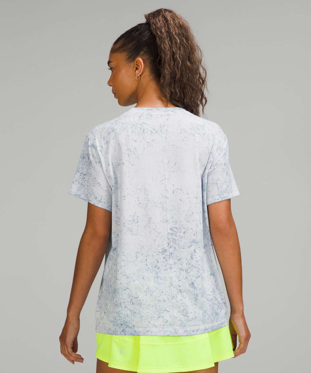 Lululemon All Yours Short Sleeve T-Shirt *Vitasea - Cirrus Wash Alpine  White Cirrus Blue Soft Denim - lulu fanatics