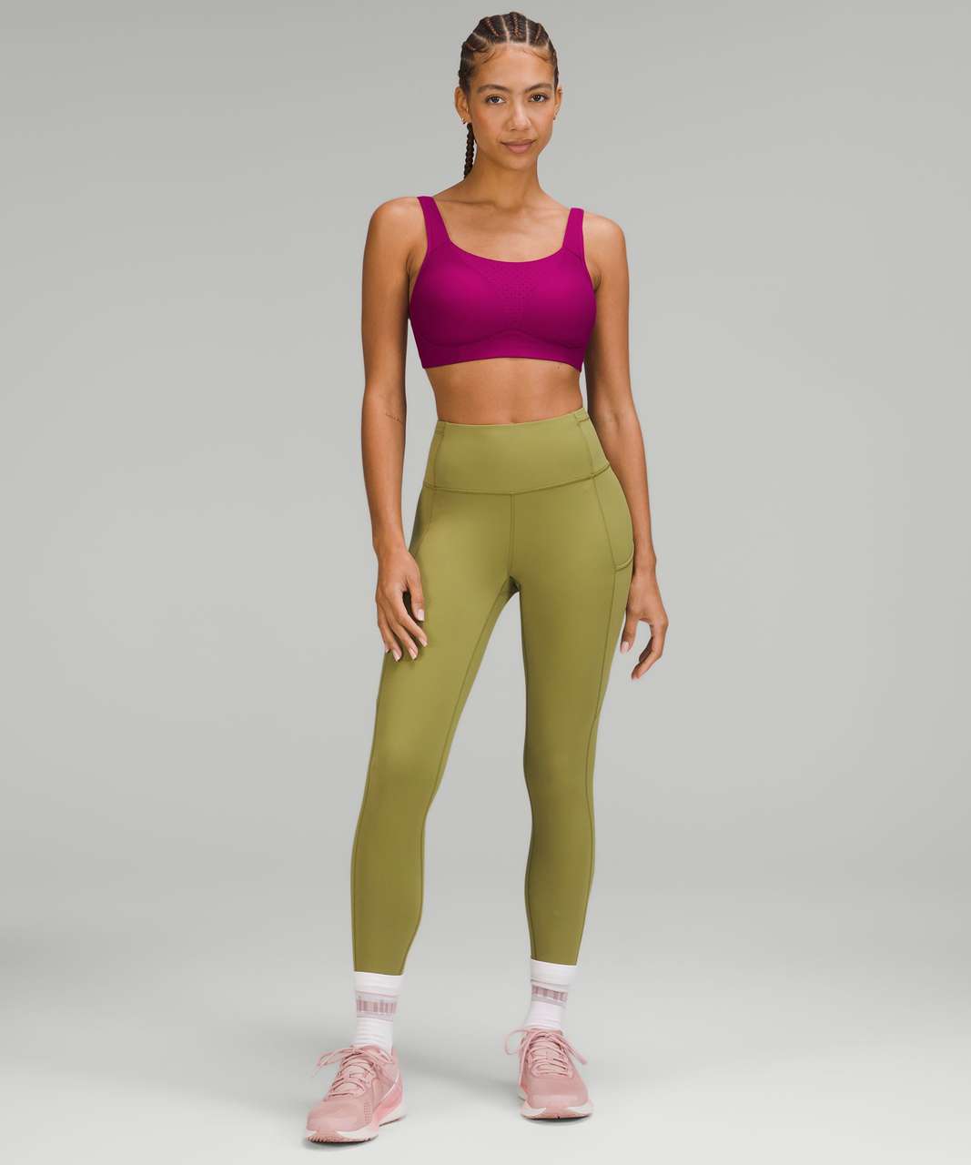 Lululemon Run Times Bra *High Support, B–G Cups - Magenta Purple - lulu  fanatics