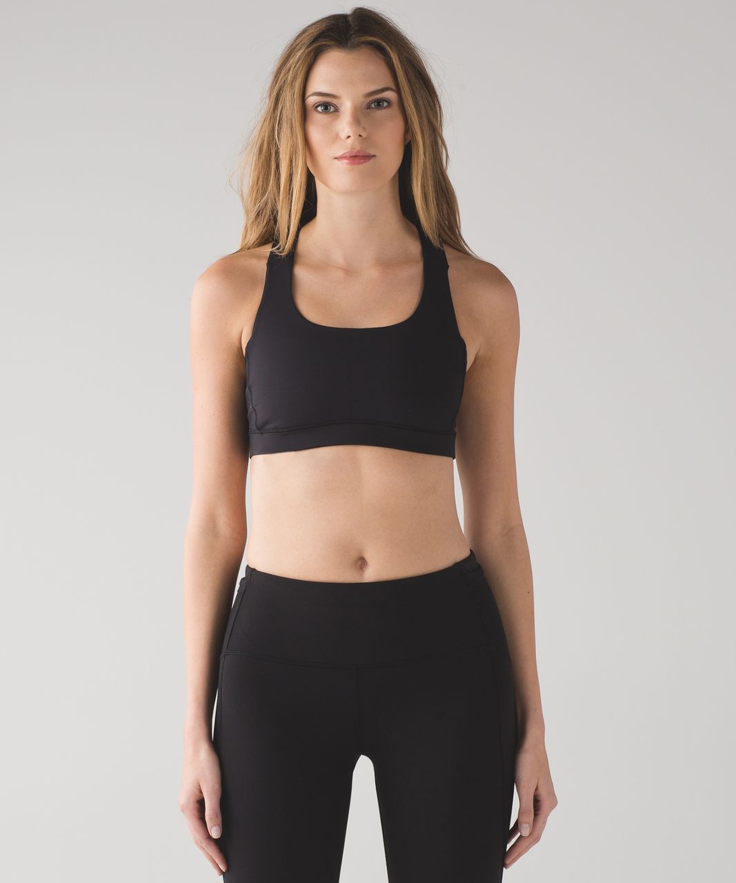 Lululemon Fast Lane Bra - Black - lulu fanatics