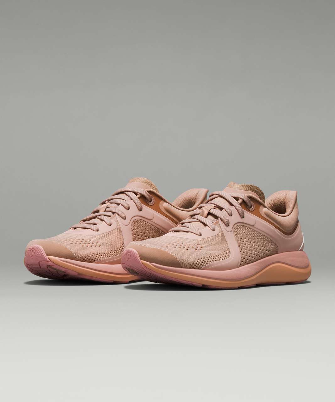 Lululemon Womens TechLoom Ascend Shoe - Dusty Rose / White - lulu fanatics