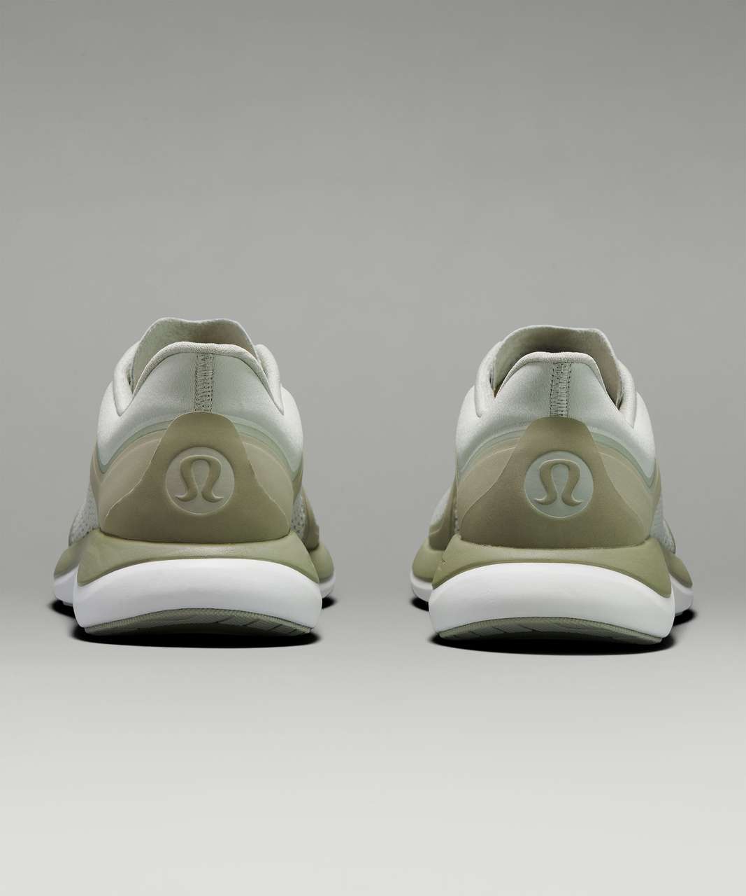 Lululemon Chargefeel Low Womens Workout Shoe - Light Sage / Green Fern / White