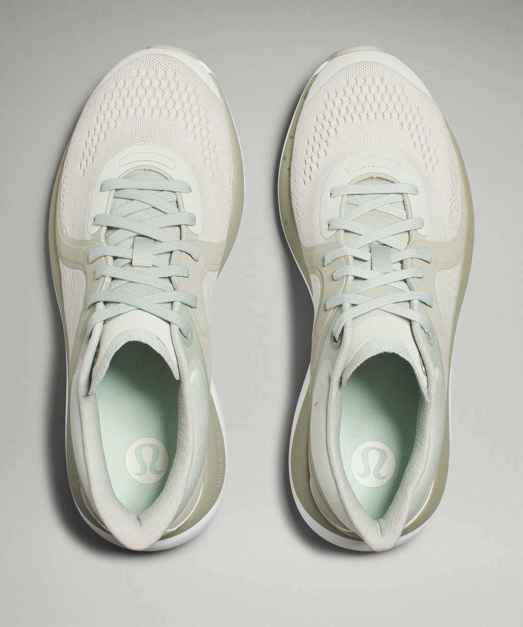 Lululemon Chargefeel Low Womens Workout Shoe - Light Sage / Green Fern / White