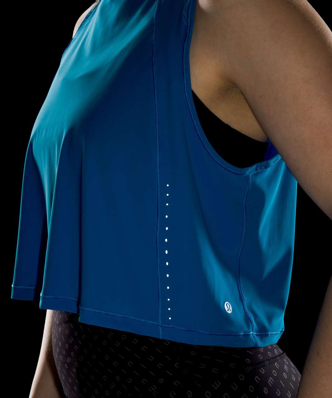 Lululemon Sculpt Cropped Tank Top - Poolside