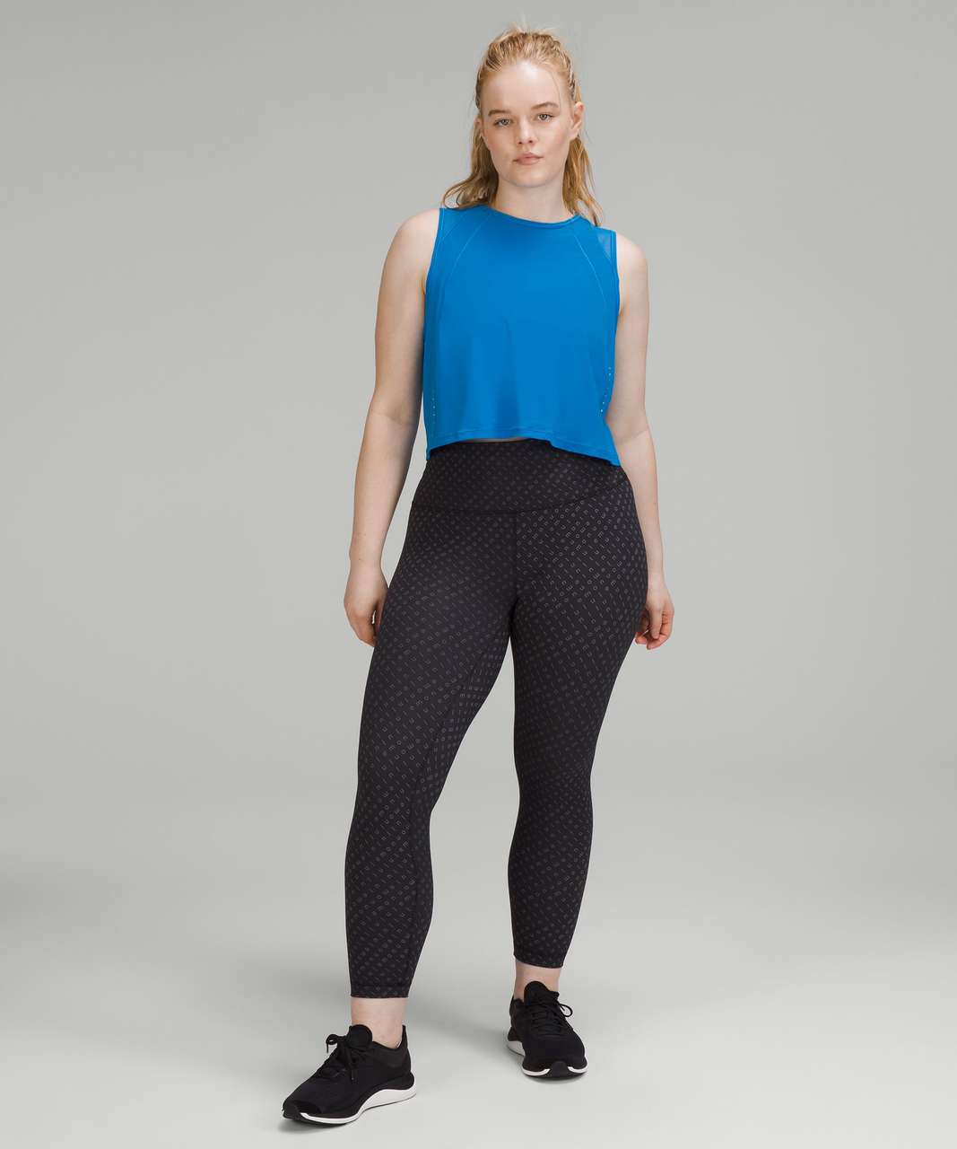 Lululemon Sculpt Cropped Tank Top - Poolside