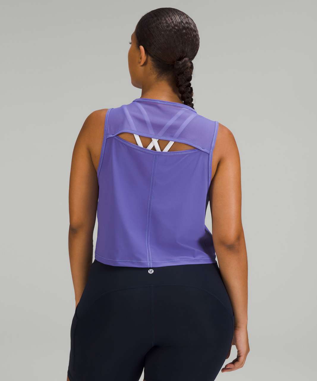 Lululemon Sculpt Cropped Tank Top - Charged Indigo