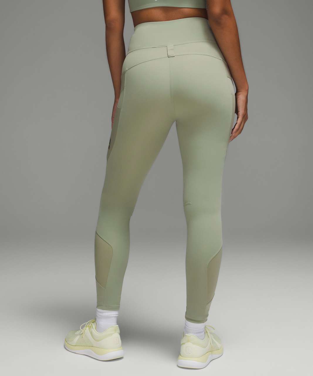 Lululemon Cargo Super-High-Rise Hiking Tight 25 - Laurel Green - lulu  fanatics