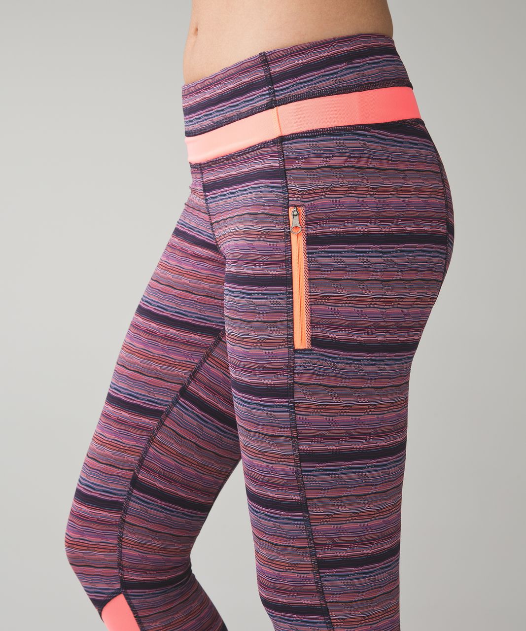 Lululemon Inspire Tight II - Space Dye Twist Naval Blue Very Light Flare / Very  Light Flare - lulu fanatics