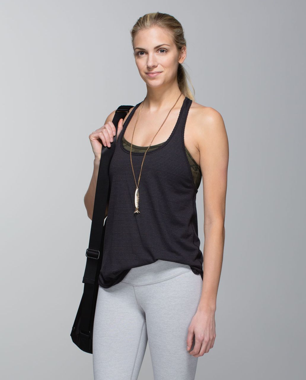 Lululemon 105 F Singlet (Seriously Light Luon) - Black