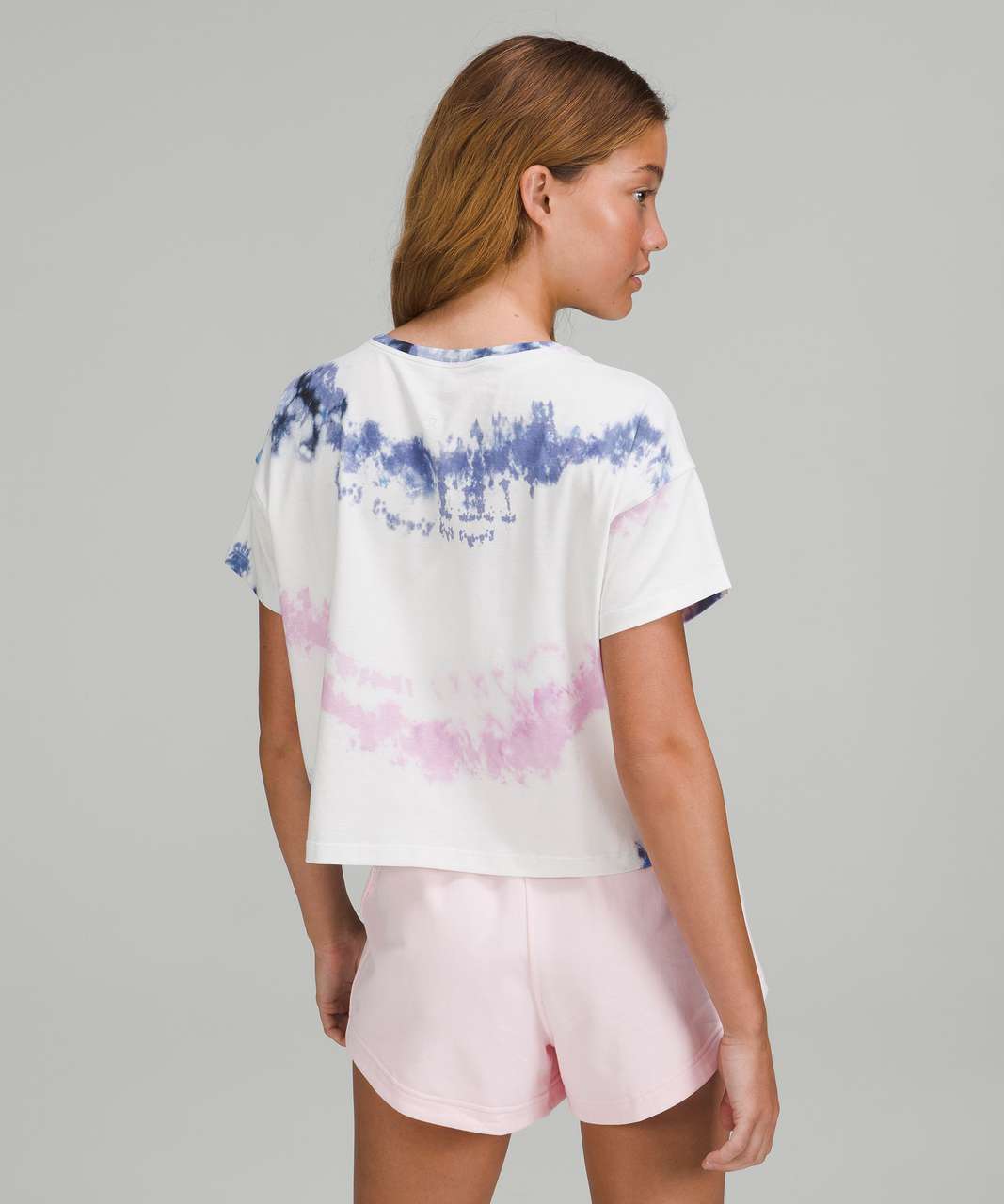 Lululemon Cates T-Shirt - Diverge Dye Pink Multi