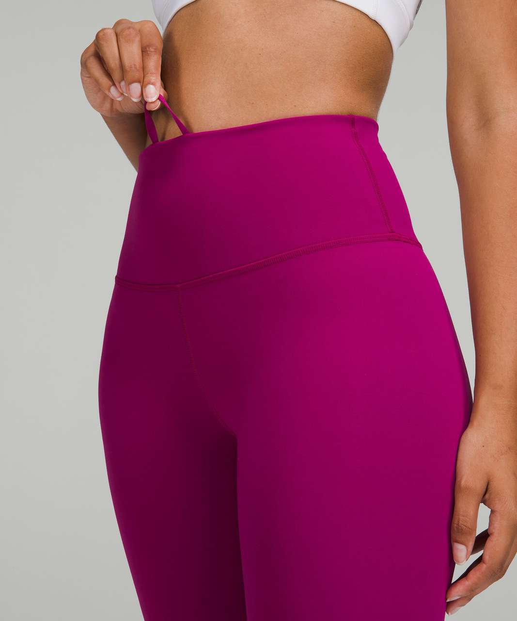 NWT Size 6 Lululemon Wunder Train HR Pant 28” MONL Moonlit Magenta