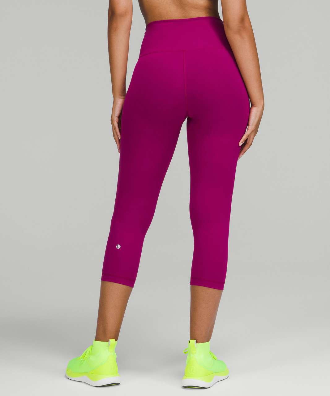 Lululemon Wunder Train High-Rise Crop 21" - Magenta Purple