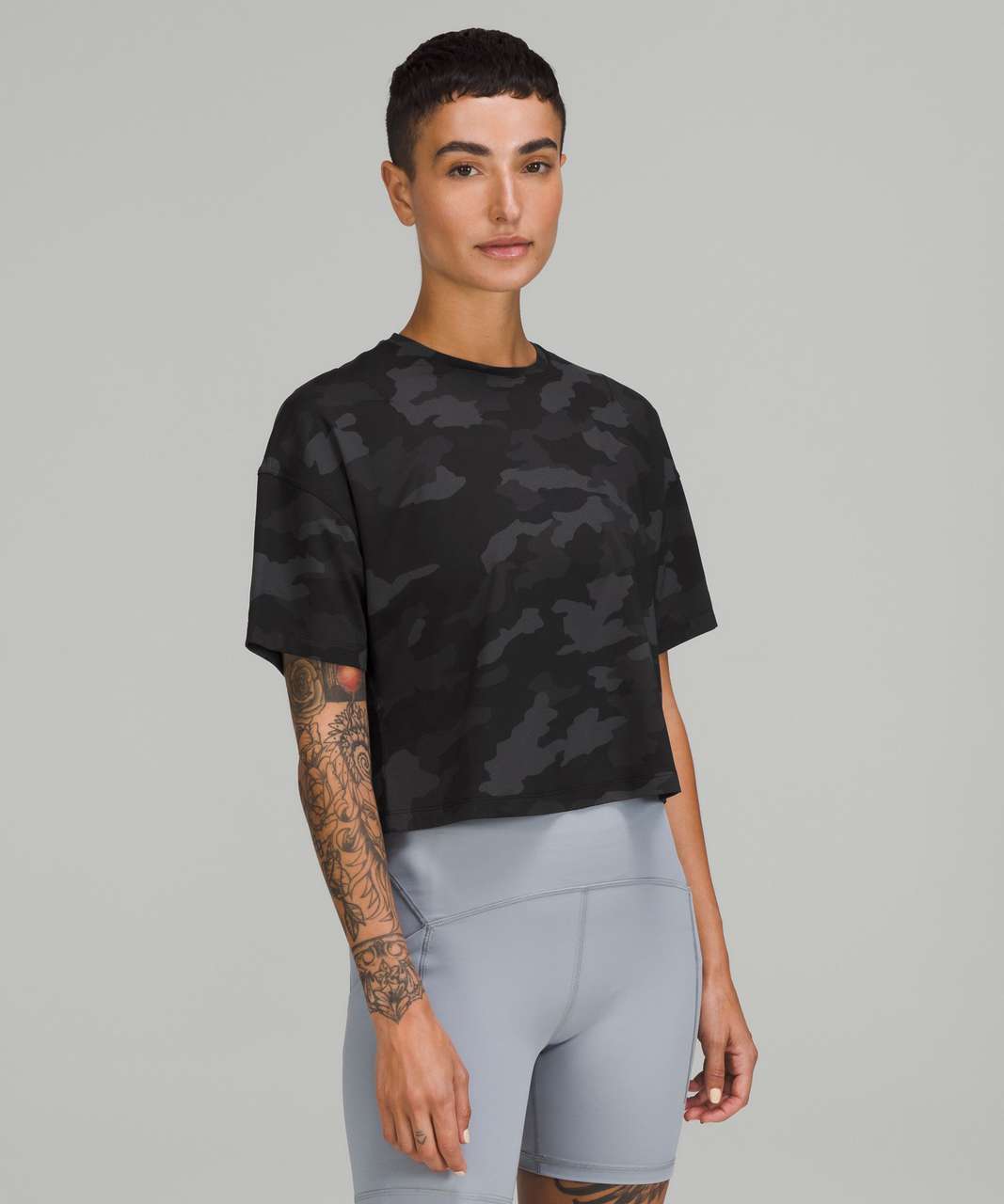 Lululemon Align T-Shirt Intertwined Camo Deep Coal Multi Black Size 10 -  $24 (64% Off Retail) - From Ashleigh