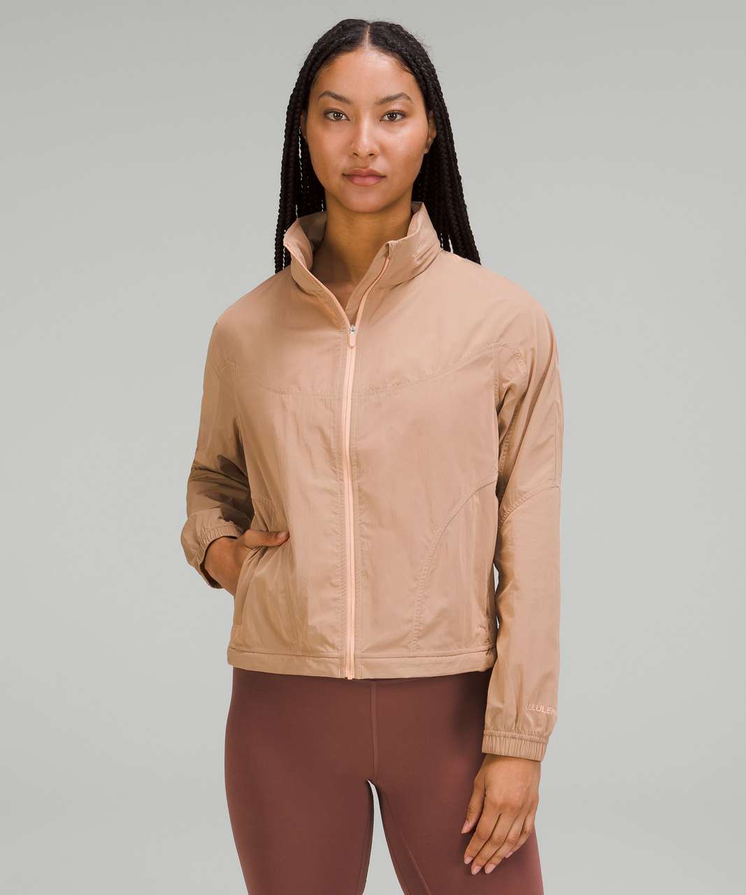 Lululemon Lightweight Hooded Jacket - Pink Blossom - lulu fanatics