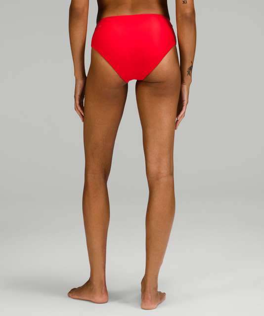 Lululemon Waterside High-waist Swim Bottom Medium Bum Coverage In True Navy