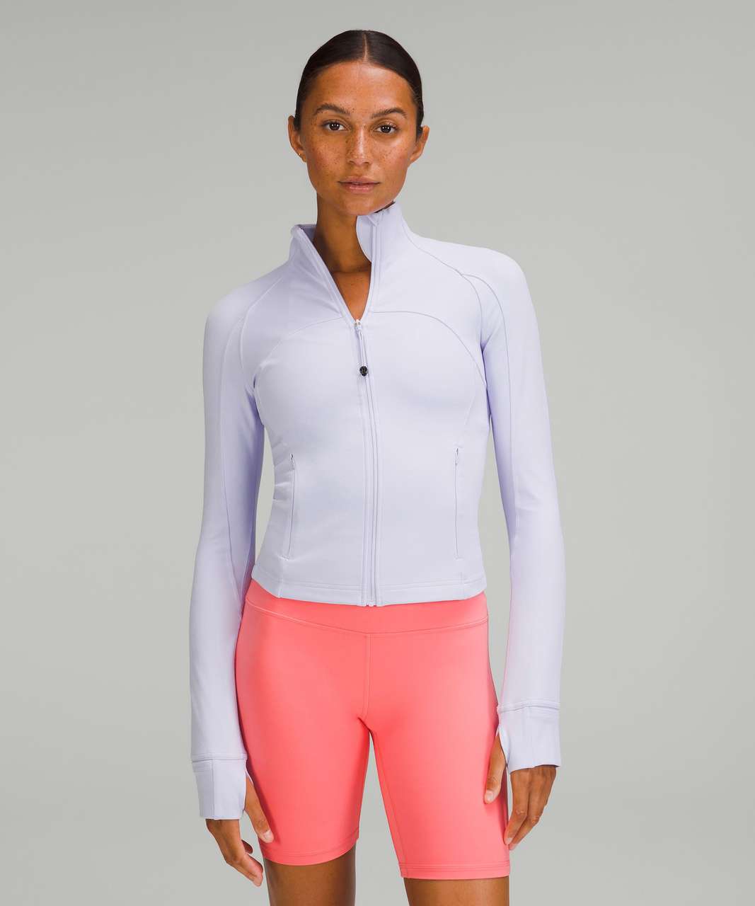 Lululemon Nulu Cropped Define Jacket - Pastel Blue