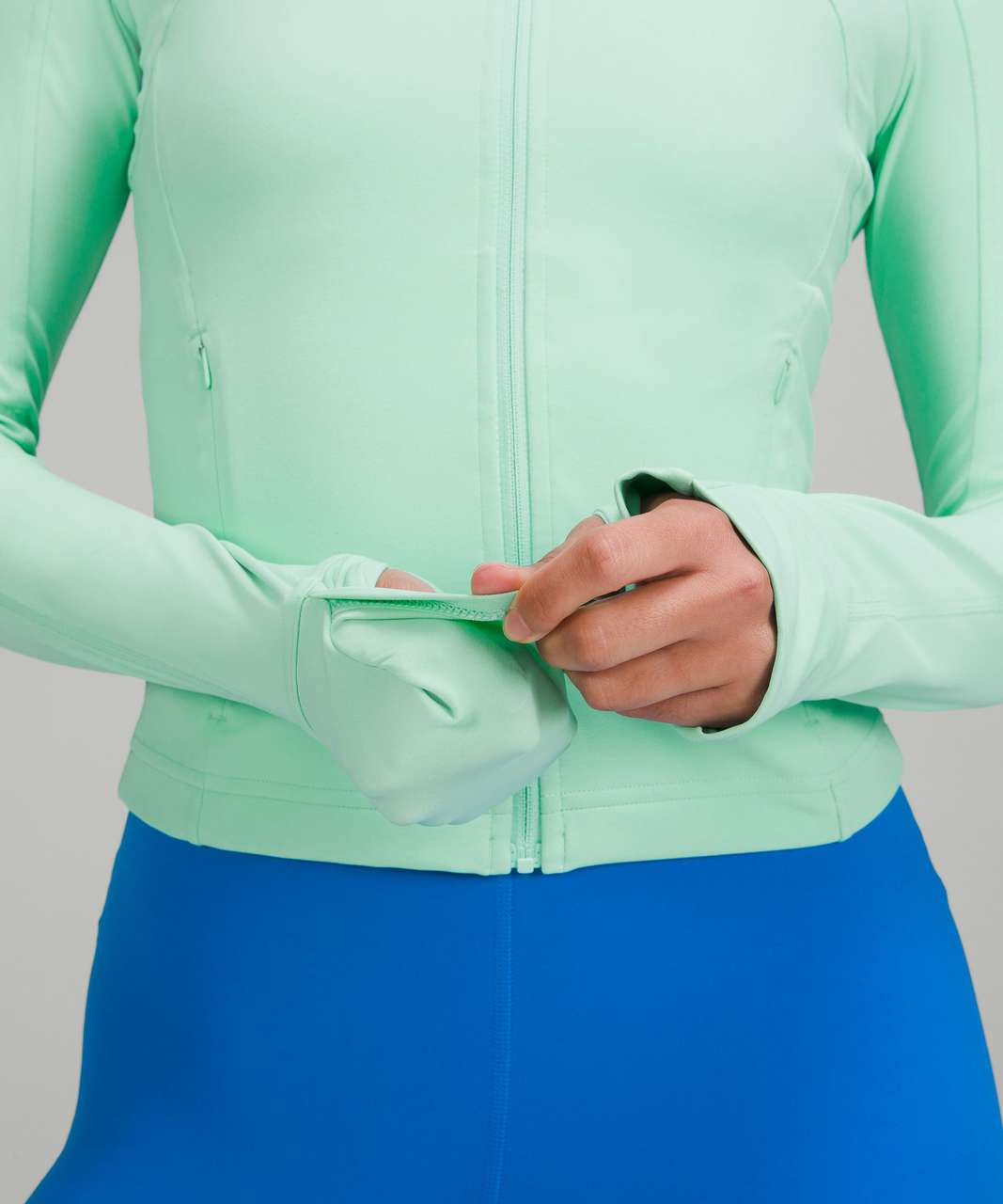 Lululemon Nulu Cropped Define Jacket - Wild Mint