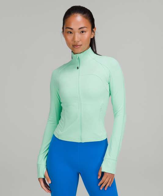 Lululemon Ribbed Nulu Cropped Define Jacket - Wasabi - lulu fanatics