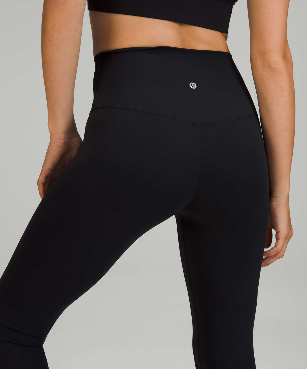 Lulu Black Align 25 Yoga Pants High Rise Women Sport Leggings