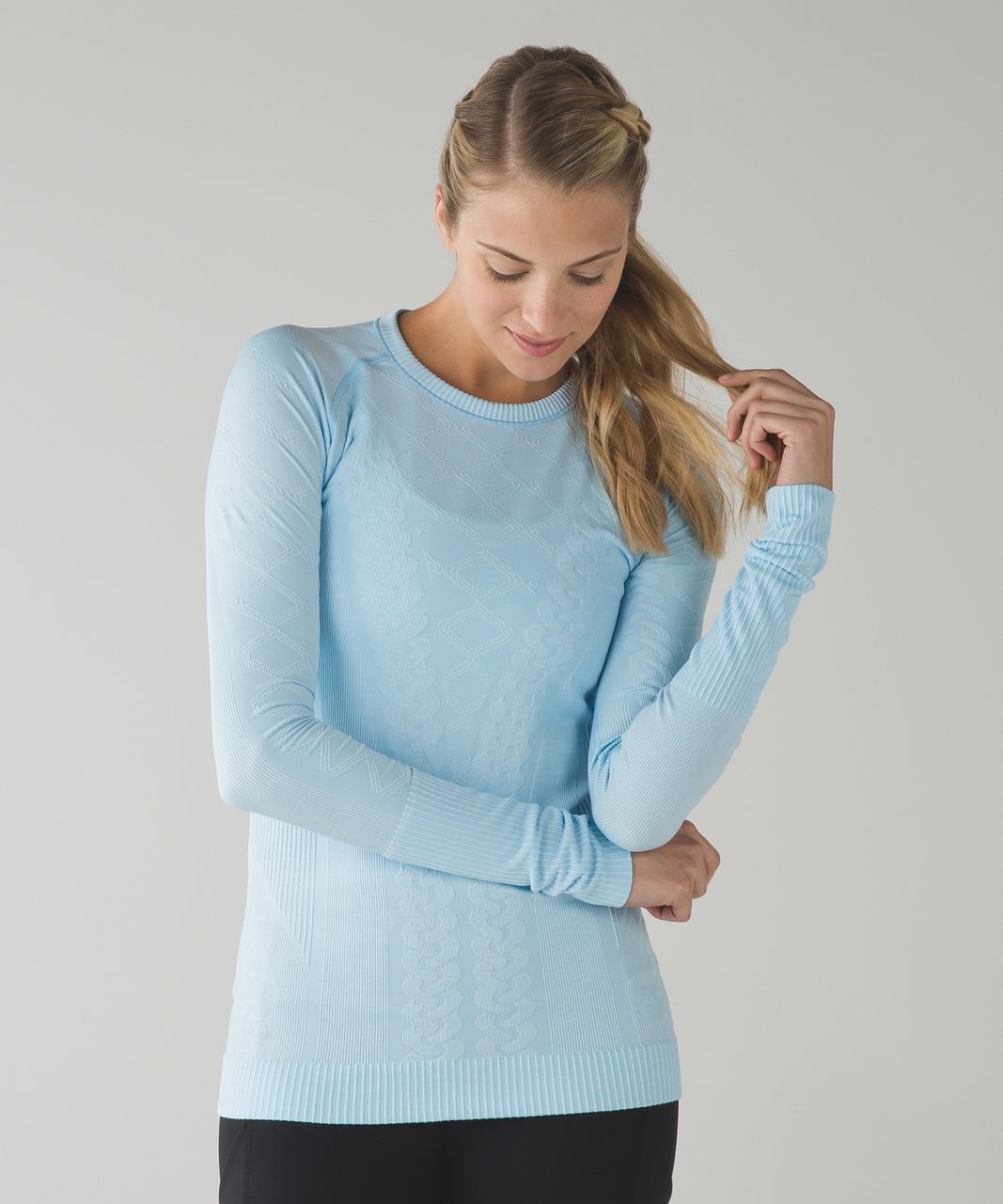 Lululemon Rest Less Pullover - Heathered Caspian Blue