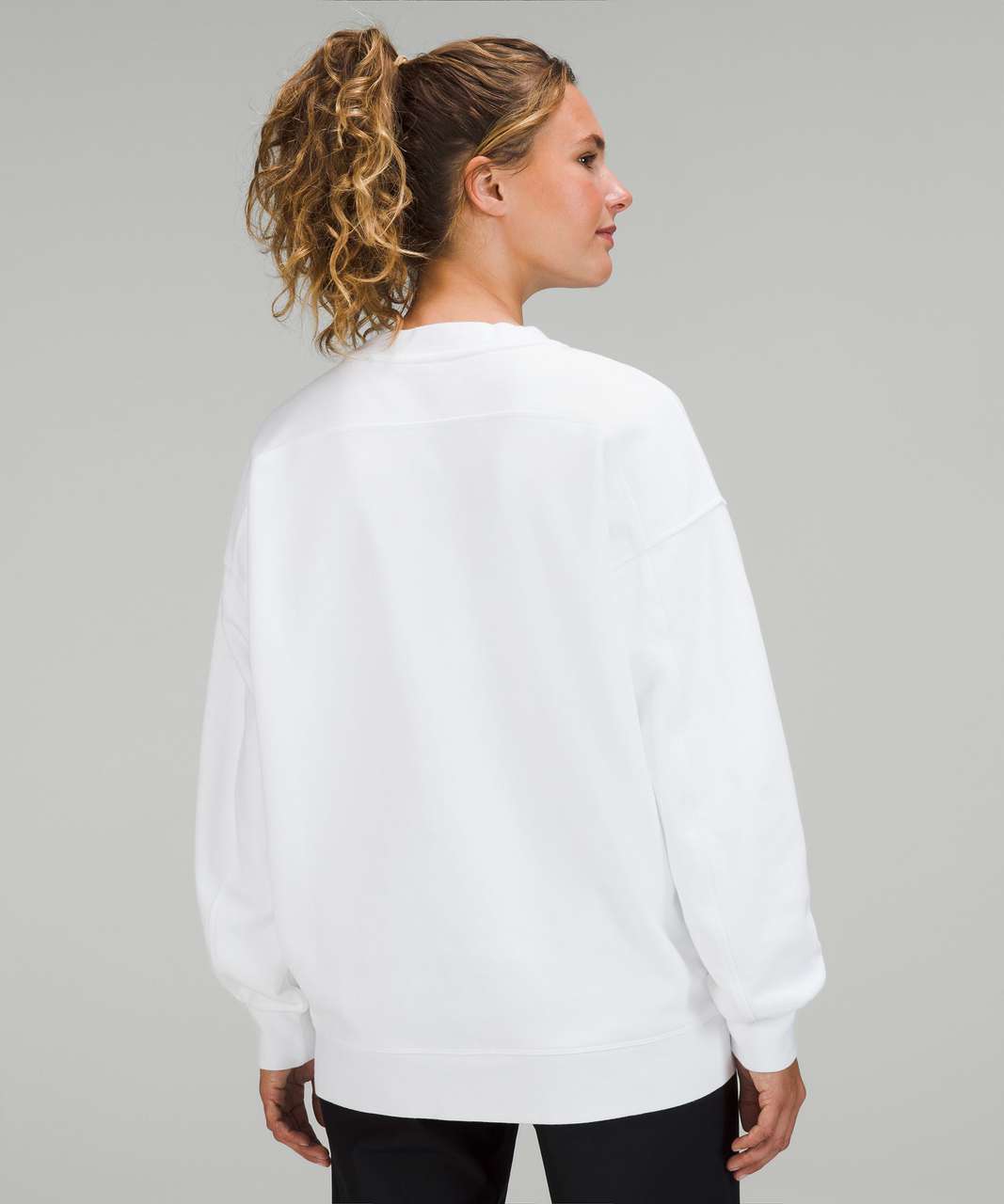 Lululemon Perfectly Oversized Crew *San Francisco - White - lulu fanatics