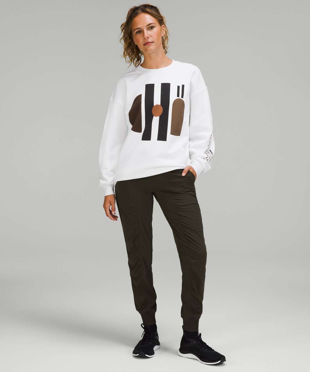 Lululemon Perfectly Oversized Crew *Chicago - White - lulu fanatics