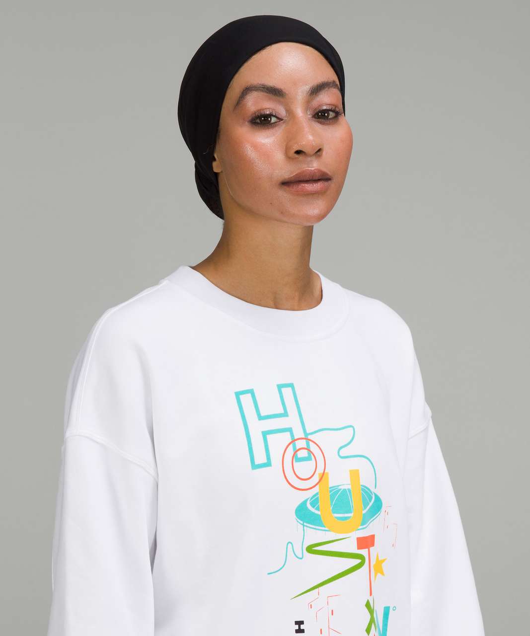 Lululemon Perfectly Oversized Crew *Houston - White