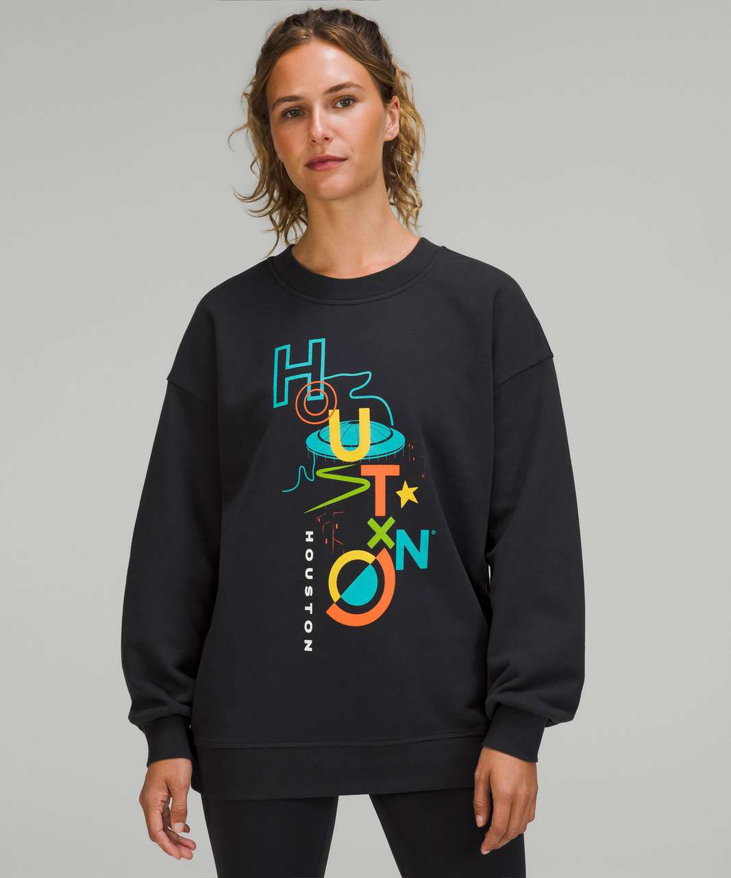 Lululemon Perfectly Oversized Crew *Houston - Black