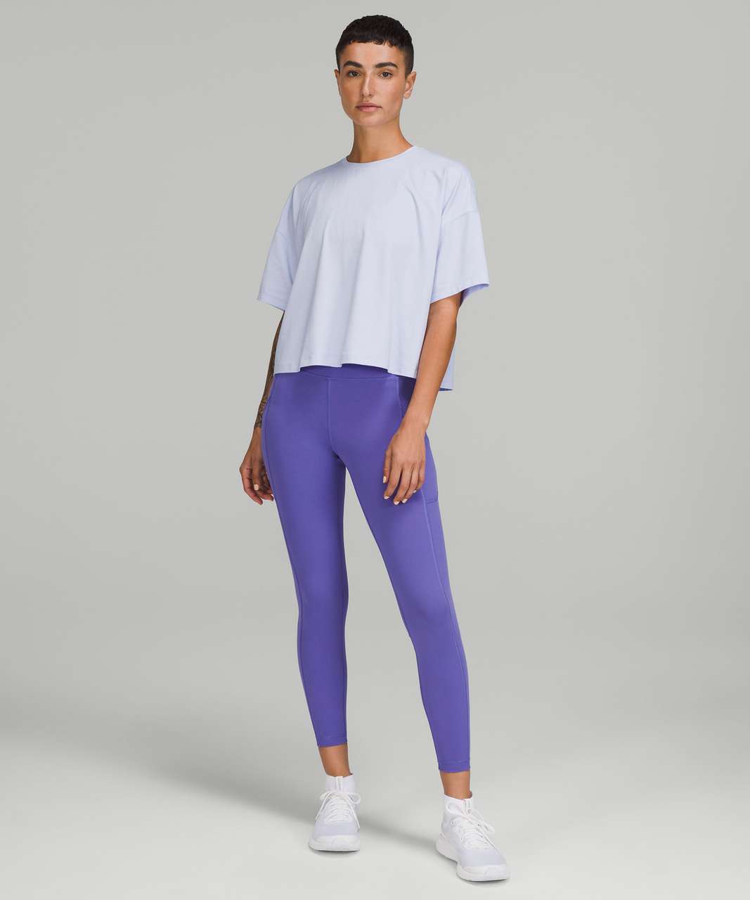 Lululemon Invigorate High Rise Tight 25 Charged Indigo Purple