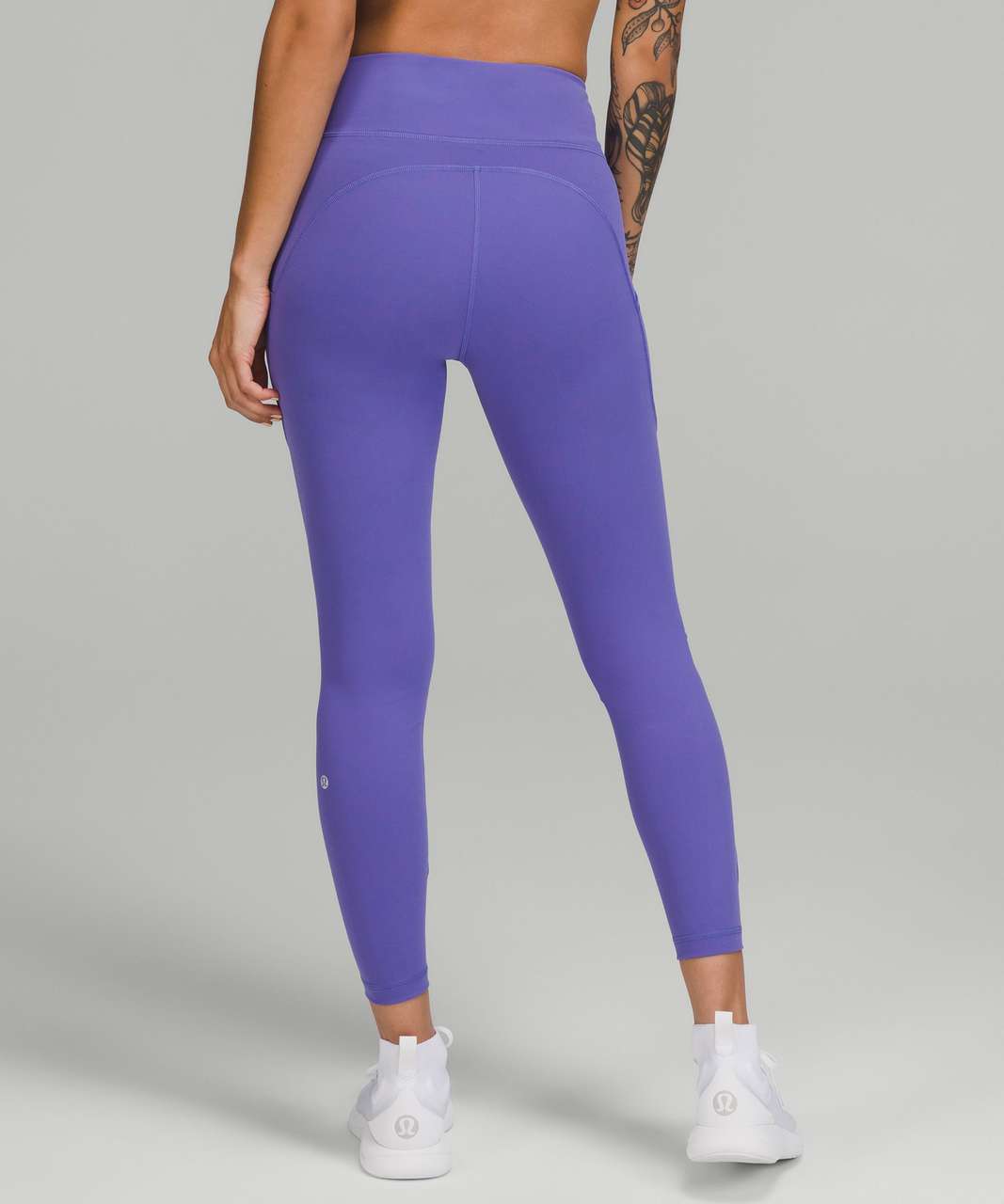 NEW LULULEMON Chambray Blue Gray Invigorate High-Rise Tight Legging 25  $128 10 