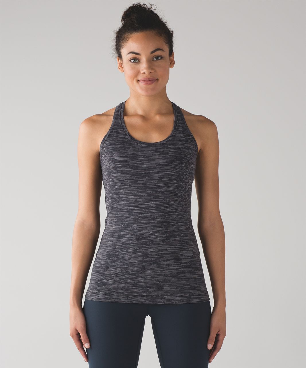 Lululemon Cool Racerback II - Wee Are From Space Deep Coal Battleship