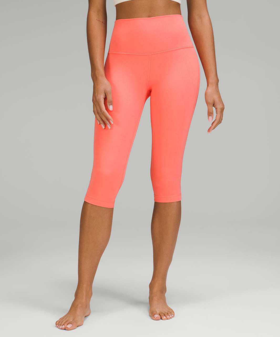 NWT Lululemon Align High Rise Crop 17” Sonic Pink Size 14