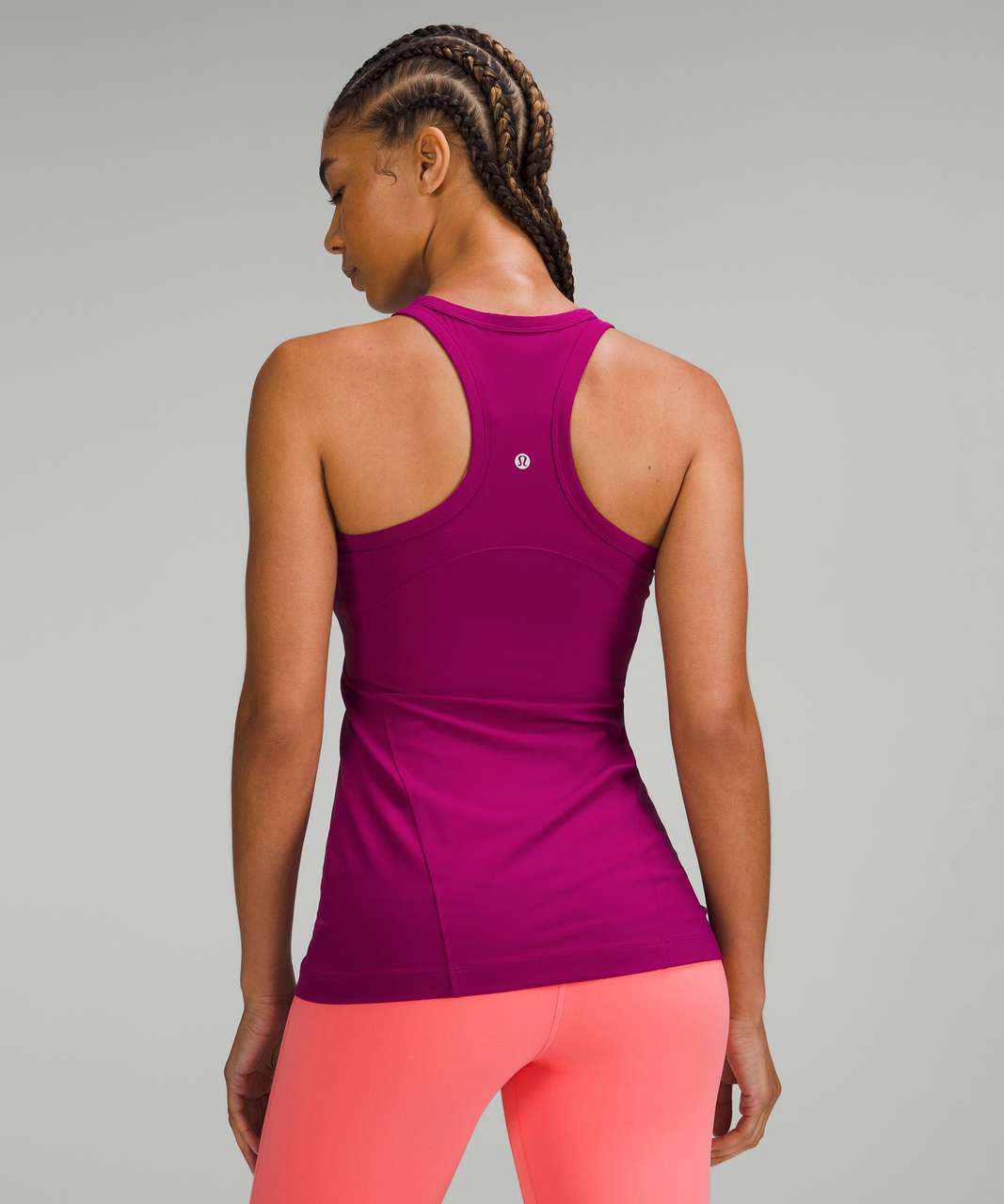 Lululemon Instill Tank Size 6 A/B cup Magenta Purple MGPR 25459