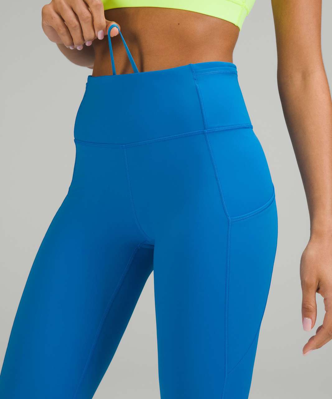 Lululemon Fast and Free High-Rise Crop 19" - Poolside