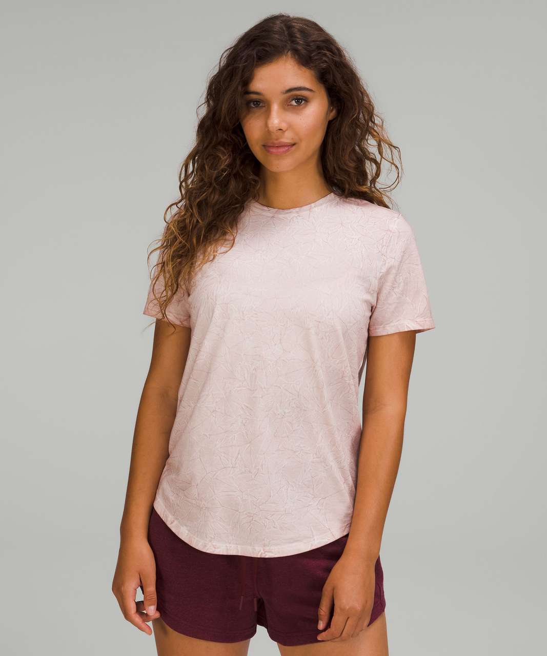 Lululemon Love Crew T-Shirt - Summit Wash Smoky Topaz